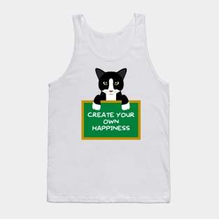 Advice Cat - Create Your Own Happiness Tank Top